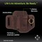 1791 Everyday Carry Tool Organizer for L/XL Multitool, Pen/Pen Light with Small Flex & Easy-Slide Belt Attachment WEB-HD-ES-SF-BUR-A - alternate 3